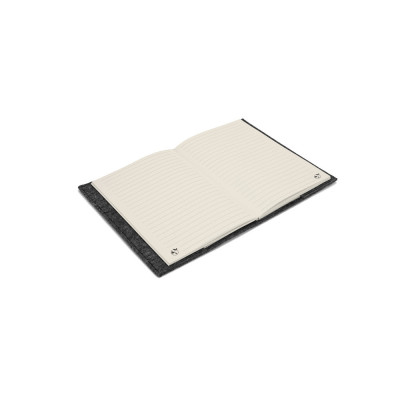 BALDWIN. A5 notepad with recycled felt cover (100 rPET) and lined pages in 100 recycled paper